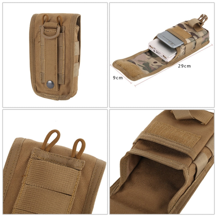 2 PCS Multifunctional Molle System กระเป๋าคาดเอวกระเป๋าวิ่งกลางแจ้งสำหรับโทรศัพท์มือถือที่มีขนาดต่ำกว่า 5.5 นิ้ว, 2 PCS