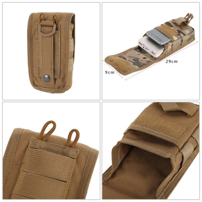 2 PCS Multifunctional Molle System กระเป๋าคาดเอวกระเป๋าวิ่งกลางแจ้งสำหรับโทรศัพท์มือถือที่มีขนาดต่ำกว่า 5.5 นิ้ว, 2 PCS