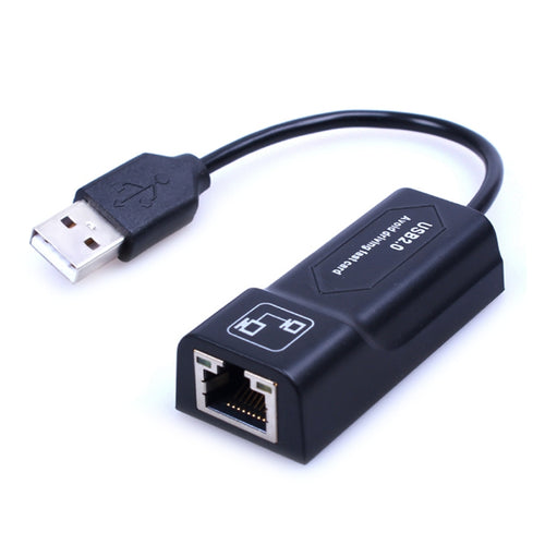 USB to RJ45 10/100 Mbps อะแดปเตอร์อีเทอร์เน็ต USB การ์ดเครือข่าย, USB 2.0 100Mbps
