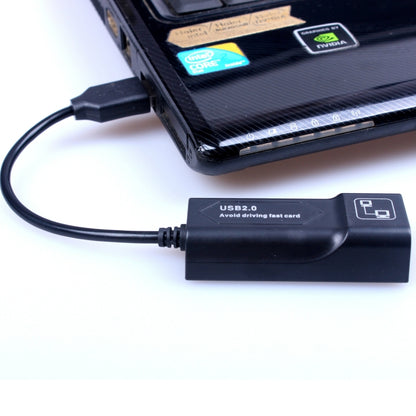 USB to RJ45 10/100 Mbps อะแดปเตอร์อีเทอร์เน็ต USB การ์ดเครือข่าย, USB 2.0 100Mbps