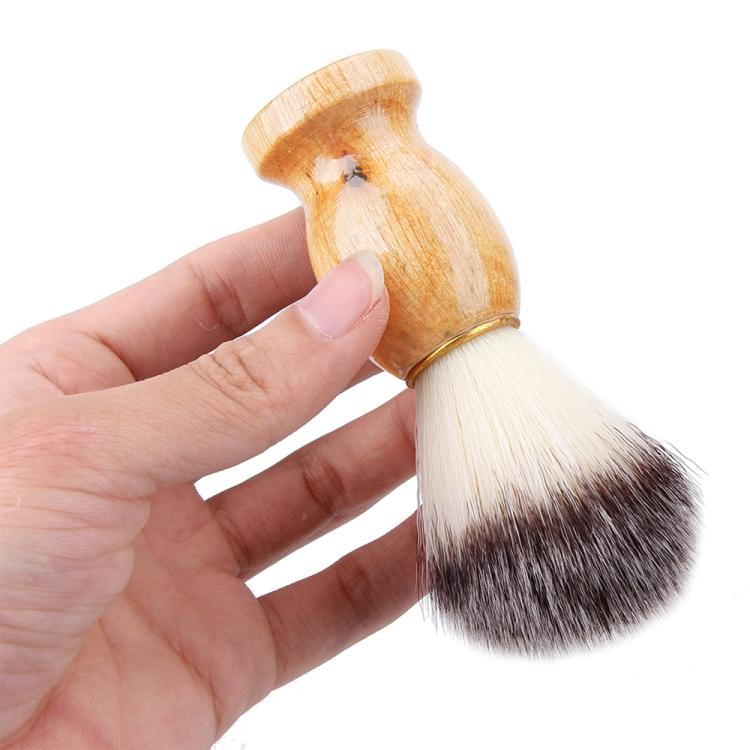 ไม้จับแปรงโกนหนวดผมเคราทำความสะอาดโกนหนวด Salon Badger ผมเครื่องมือแปรงมีดโกน