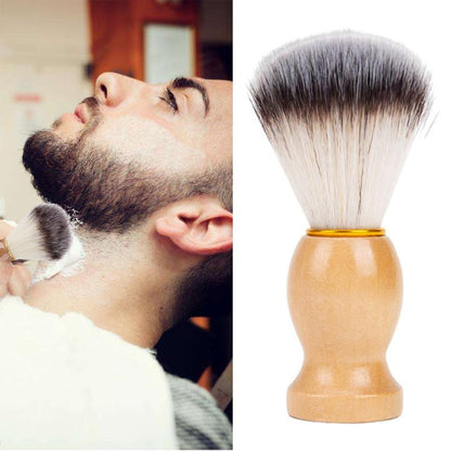 ไม้จับแปรงโกนหนวดผมเคราทำความสะอาดโกนหนวด Salon Badger ผมเครื่องมือแปรงมีดโกน