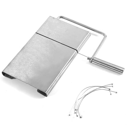 2 ชิ้นสแตนเลสเครื่องตัดชีสเนยเขียงครัวเครื่องมือ, Cheese Slicer 1