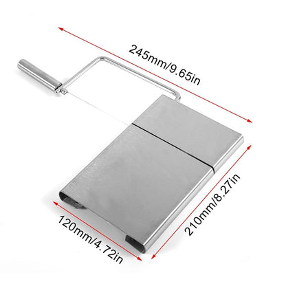 2 ชิ้นสแตนเลสเครื่องตัดชีสเนยเขียงครัวเครื่องมือ, Cheese Slicer 1