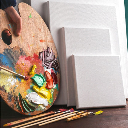 ผ้าฝ้ายกรอบไม้ผ้าใบภาพวาดสีน้ำมันกรอบ, 18x24cm, 20x20cm, 20x30cm