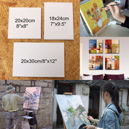 ผ้าฝ้ายกรอบไม้ผ้าใบภาพวาดสีน้ำมันกรอบ, 18x24cm, 20x20cm, 20x30cm