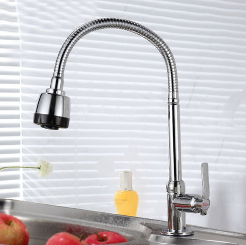 ก๊อกน้ำห้องครัว Anti-Splash HEAD อ่างล้างหน้าอ่างล้างจาน Universal Rotatable Faucet Full Copper Joint, Cold Water, Cold Water+50 cm Tube, Cold Water+60 cm Tube, Cold Water+80 cm Tube, Hot & Cold Water, Hot & Cold Water+60 cm Tube, 304 Cold Water       ...
