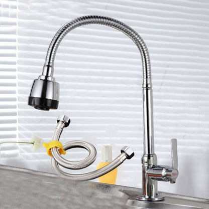 ก๊อกน้ำห้องครัว Anti-Splash HEAD อ่างล้างหน้าอ่างล้างจาน Universal Rotatable Faucet Full Copper Joint, Cold Water, Cold Water+50 cm Tube, Cold Water+60 cm Tube, Cold Water+80 cm Tube, Hot & Cold Water, Hot & Cold Water+60 cm Tube, 304 Cold Water       ...