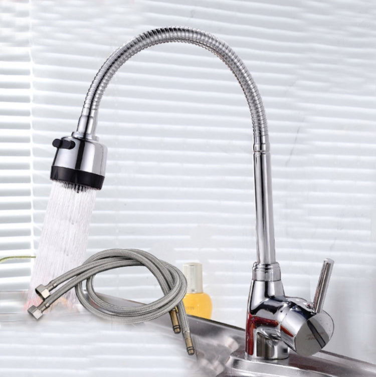 ก๊อกน้ำห้องครัว Anti-Splash HEAD อ่างล้างหน้าอ่างล้างจาน Universal Rotatable Faucet Full Copper Joint, Cold Water, Cold Water+50 cm Tube, Cold Water+60 cm Tube, Cold Water+80 cm Tube, Hot & Cold Water, Hot & Cold Water+60 cm Tube, 304 Cold Water       ...