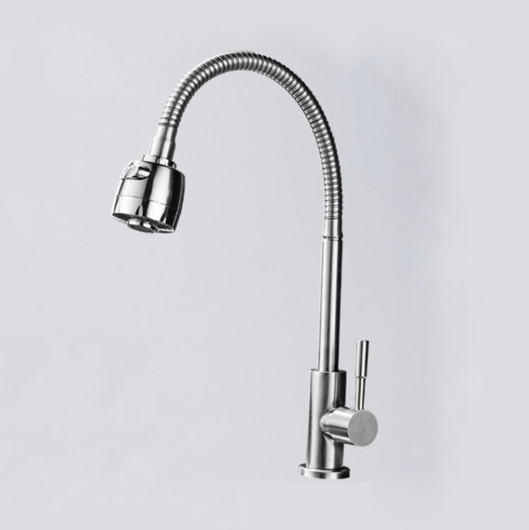 ก๊อกน้ำห้องครัว Anti-Splash HEAD อ่างล้างหน้าอ่างล้างจาน Universal Rotatable Faucet Full Copper Joint, Cold Water, Cold Water+50 cm Tube, Cold Water+60 cm Tube, Cold Water+80 cm Tube, Hot & Cold Water, Hot & Cold Water+60 cm Tube, 304 Cold Water       ...