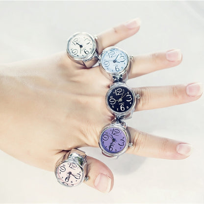 2 ชิ้น L04 2018 Dial ควอตซ์นาฬิกา Creative Steel Cool ยืดหยุ่นแหวนควอตซ์นาฬิกาผู้ชายผู้หญิง, Red, White