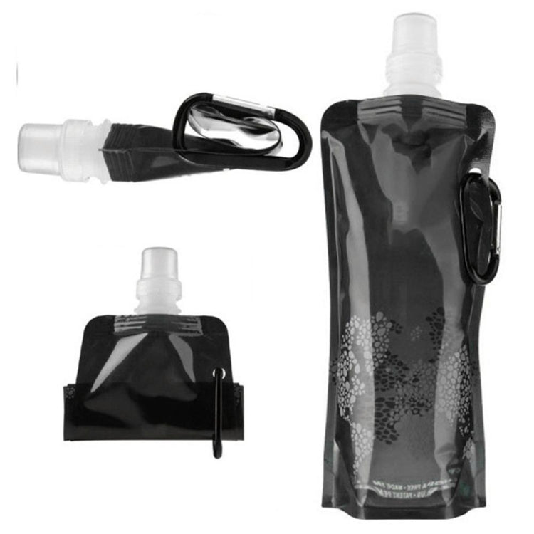 0.5L แบบพกพา Ultralight พับซิลิโคนถุงน้ำอุปกรณ์กีฬากลางแจ้งเดินป่าตั้งแคมป์ Soft Flask กระเป๋ากันน้ำ