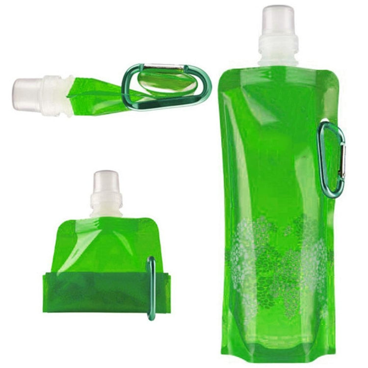 0.5L แบบพกพา Ultralight พับซิลิโคนถุงน้ำอุปกรณ์กีฬากลางแจ้งเดินป่าตั้งแคมป์ Soft Flask กระเป๋ากันน้ำ