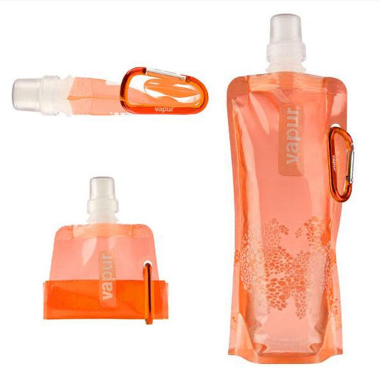 0.5L แบบพกพา Ultralight พับซิลิโคนถุงน้ำอุปกรณ์กีฬากลางแจ้งเดินป่าตั้งแคมป์ Soft Flask กระเป๋ากันน้ำ
