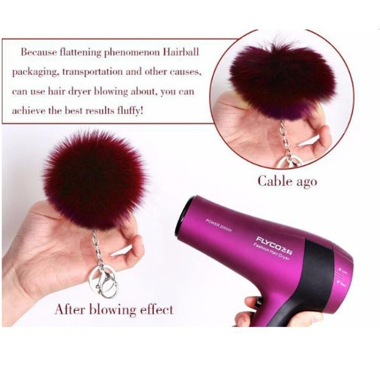 Simple Key CHAIN FUR Ball Pom Pom พวงกุญแจ Pom Pom ขนสัตว์กระต่ายเทียมพวงกุญแจสัตว์สำหรับผู้หญิงกระเป๋ารถพวงกุญแจ