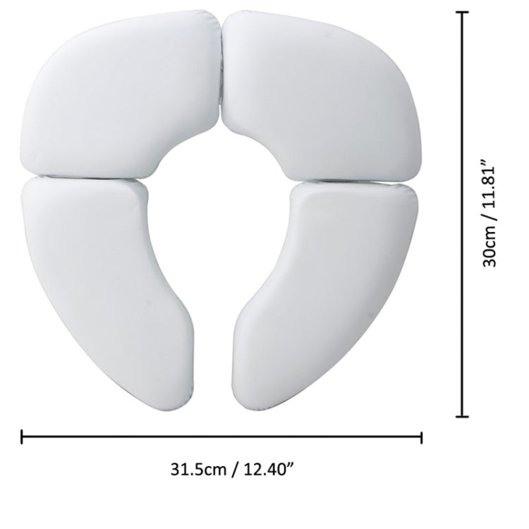 5 PCS Soft Skin-Friendly เด็กพับไม่เต็มเต็งที่นั่งเด็ก Travel พับเบาะที่นั่งห้องน้ำการฝึกอบรม, Toilet Seat