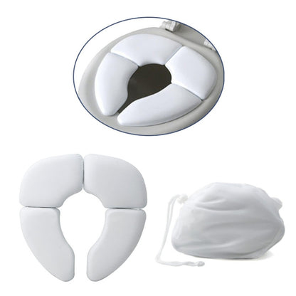 5 PCS Soft Skin-Friendly เด็กพับไม่เต็มเต็งที่นั่งเด็ก Travel พับเบาะที่นั่งห้องน้ำการฝึกอบรม, Toilet Seat