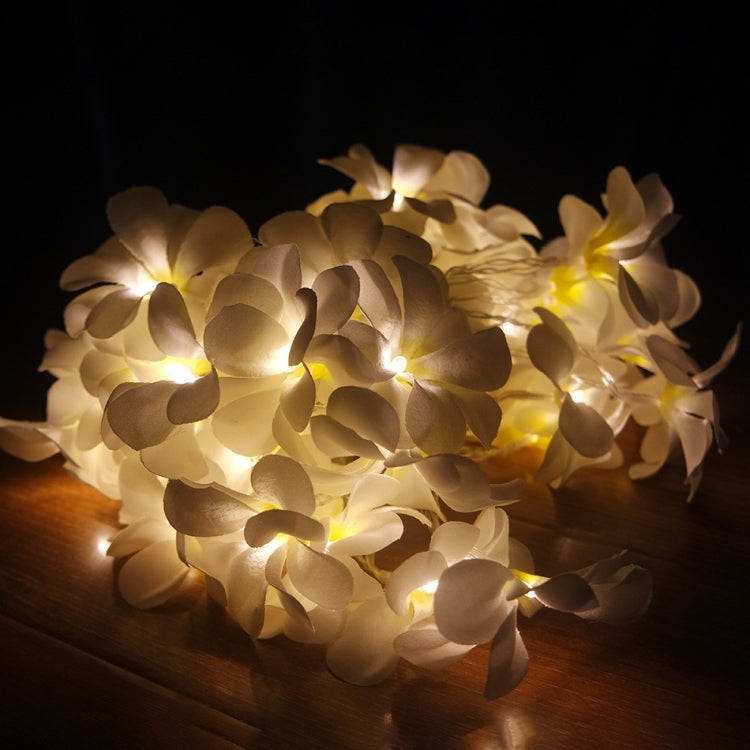 1.5 ม. 10 ไฟ LED แบตเตอรี่ขับเคลื่อนสีขาวนวลสร้างสรรค์ DIY ลีลาวดีไฟ LED เชือกดอกไม้แสงวันหยุดเหตุการณ์พรรคพวงมาลัยตกแต่งห้องนอน