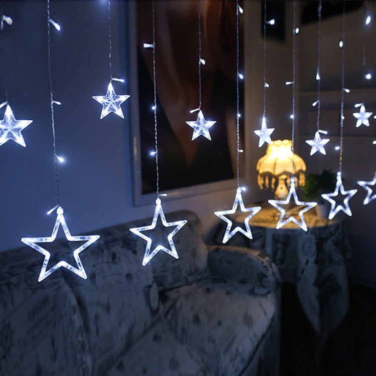 220V EU Plug LED Star Light ไฟคริสต์มาสในร่ม/กลางแจ้งตกแต่ง Love ผ้าม่านโคมไฟสำหรับวันหยุดงานแต่งงานแสง