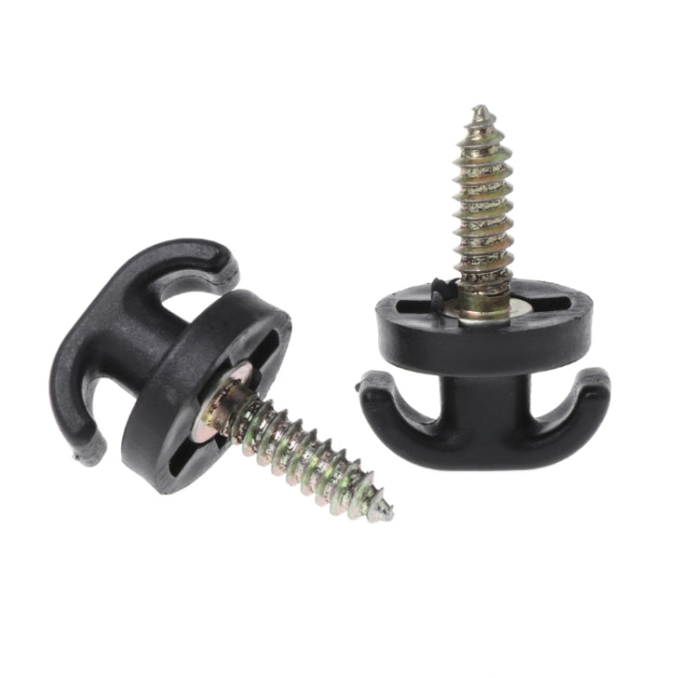 2 PCS Universal รถ Trunk Original Hook แบนประเภทแนวตั้งสุทธิ Hook Link, Luggage Net Hook Link