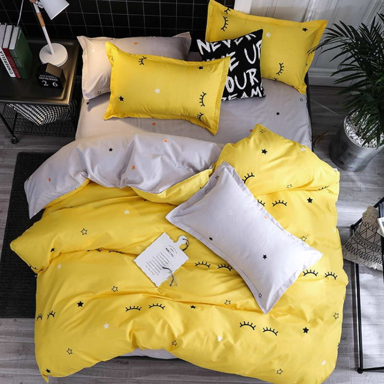 ชุดเครื่องนอนหรูหราชุดครอบครัวผ้าปูที่นอนผ้านวมปลอกหมอน, 1.5m Four-piece bedsheet