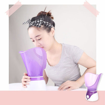 ทำความสะอาดผิวหน้าลึกความงามอุปกรณ์นึ่งใบหน้าเครื่องนึ่งหน้าเครื่องพ่นความร้อนบนใบหน้าเครื่องมือดูแลผิว