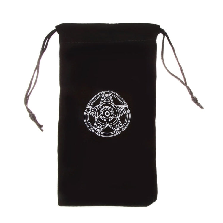 กำมะหยี่ Pentagram Tarot Card Bag Home Mini Drawstring แพคเกจ, Drawstring Package
