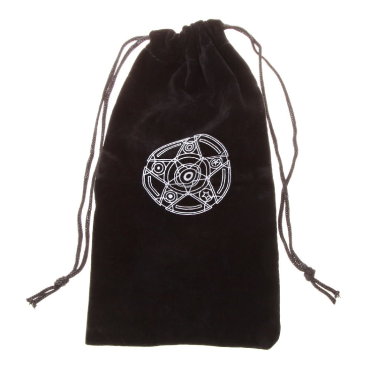 กำมะหยี่ Pentagram Tarot Card Bag Home Mini Drawstring แพคเกจ, Drawstring Package