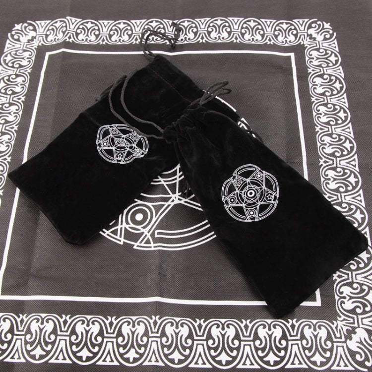 กำมะหยี่ Pentagram Tarot Card Bag Home Mini Drawstring แพคเกจ, Drawstring Package