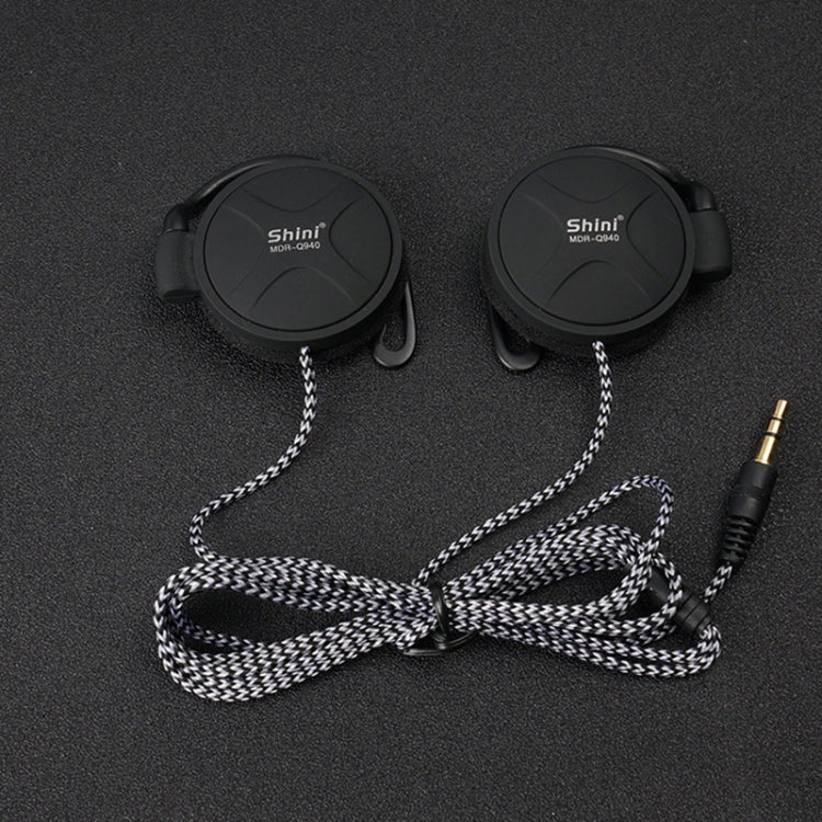 Shini Q940 3.5 มม. Super Bass EarHook หูฟัง สำหรับเครื่องเล่น MP3 คอมพิวเตอร์มือถือ