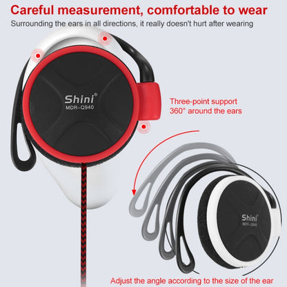Shini Q940 3.5 มม. Super Bass EarHook หูฟัง สำหรับเครื่องเล่น MP3 คอมพิวเตอร์มือถือ