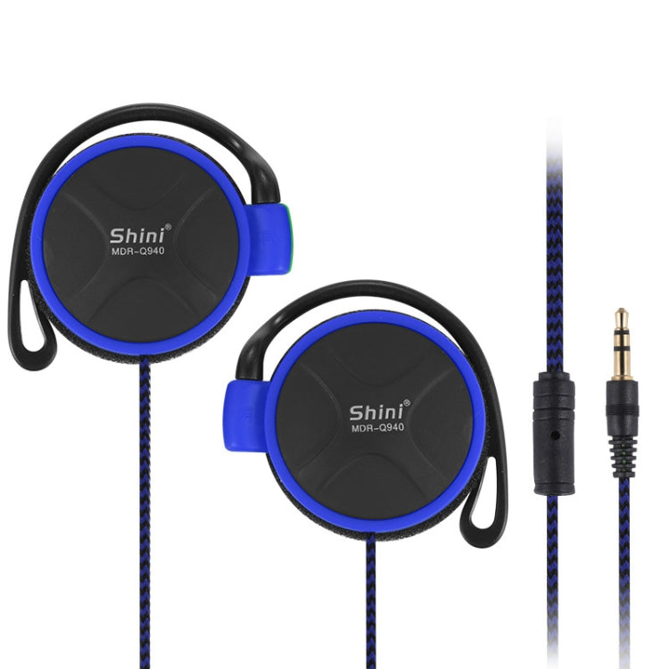 Shini Q940 3.5 มม. Super Bass EarHook หูฟัง สำหรับเครื่องเล่น MP3 คอมพิวเตอร์มือถือ