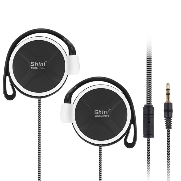 Shini Q940 3.5 มม. Super Bass EarHook หูฟัง สำหรับเครื่องเล่น MP3 คอมพิวเตอร์มือถือ