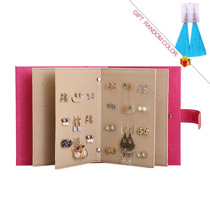 แบบพกพา PU หนังกล่องเก็บสร้อยคอเครื่องประดับกล่อง Organizer