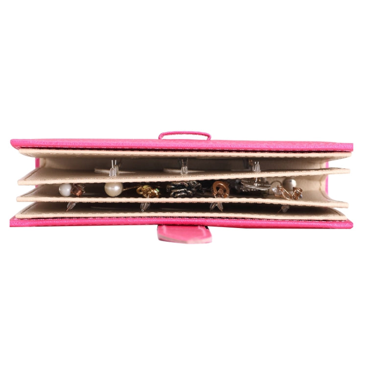 แบบพกพา PU หนังกล่องเก็บสร้อยคอเครื่องประดับกล่อง Organizer