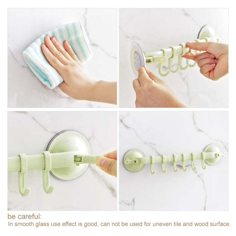 ห้องครัวห้องน้ำผนังที่มีประสิทธิภาพ Sucker ผ้าเช็ดตัว Hook Creative Wall แขวน Hook