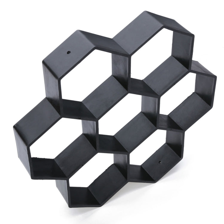 แม่พิมพ์พื้นพลาสติก Ultralight DIY Garden Paving หกเหลี่ยมแฟนซีแม่พิมพ์, Paving Hexagonal Fancy Mould