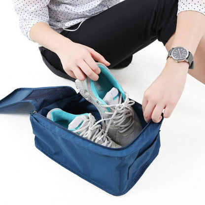 2 PCS รองเท้ากันน้ำกระเป๋าเก็บกระเป๋าเดินทางแบบพกพารองเท้า Organizer