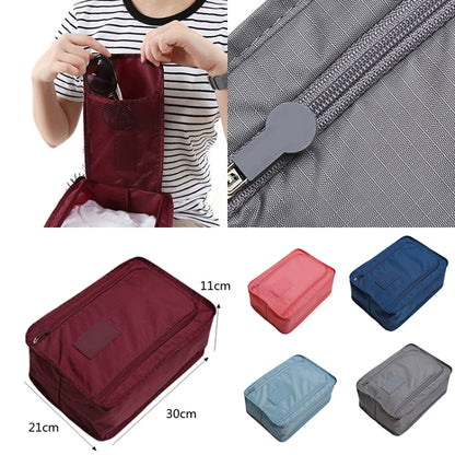2 PCS รองเท้ากันน้ำกระเป๋าเก็บกระเป๋าเดินทางแบบพกพารองเท้า Organizer