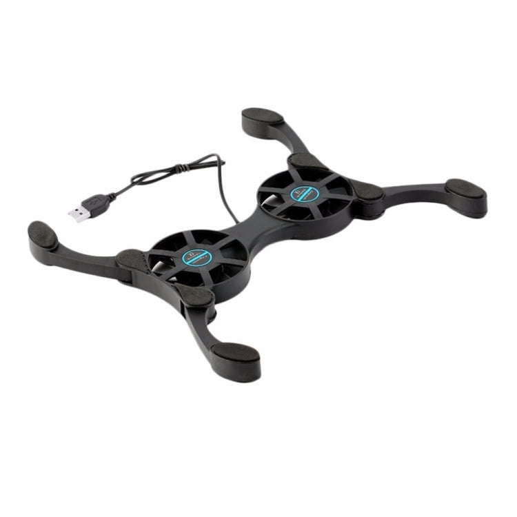 พอร์ต USB Mini Octopus แล็ปท็อปพัดลมพับ Cooler Pad