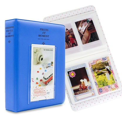 64 Pockets Name Card Pieces สำหรับ Fujifilm Instax Mini 8 /7s /70 /25 /50s /90, 64 Pockets Beige, 64 Pockets Blue, 64 Pockets Green, 64 Pockets Orange, 64 Pockets Pink, 64 Pockets Sky Blue