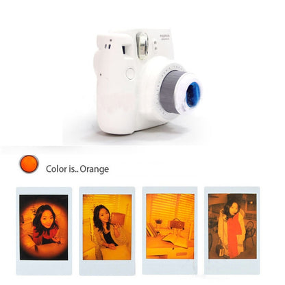 กล้องวิดีโอที่มีสีสัน Close-up เลนส์กรองสีสำหรับ Polaroid Fujifilm Instax Mini 9 8 8 7S KT กล้องฟิล์ม, For FUJIFILM Instax Mini 9
