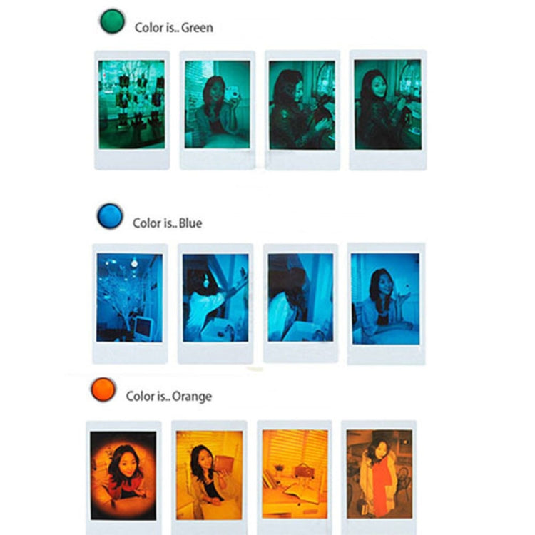 กล้องวิดีโอที่มีสีสัน Close-up เลนส์กรองสีสำหรับ Polaroid Fujifilm Instax Mini 9 8 8 7S KT กล้องฟิล์ม, For FUJIFILM Instax Mini 9