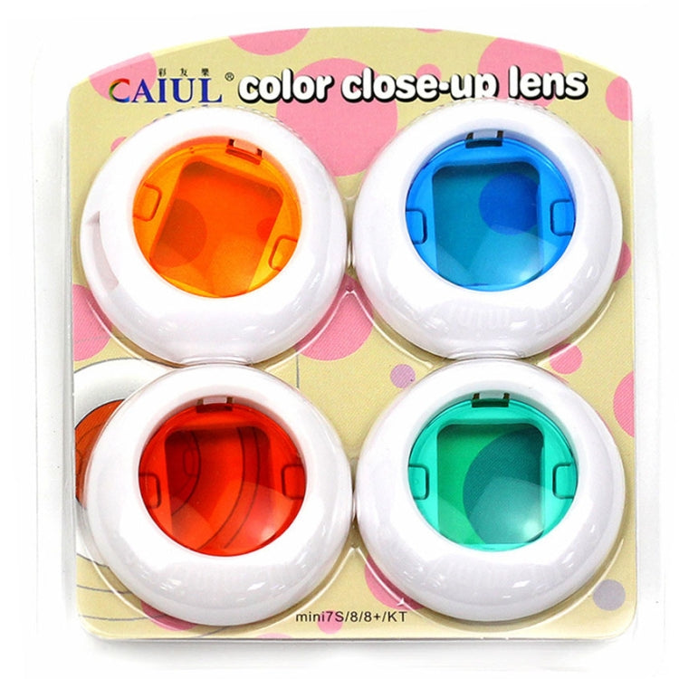 กล้องวิดีโอที่มีสีสัน Close-up เลนส์กรองสีสำหรับ Polaroid Fujifilm Instax Mini 9 8 8 7S KT กล้องฟิล์ม, For FUJIFILM Instax Mini 9