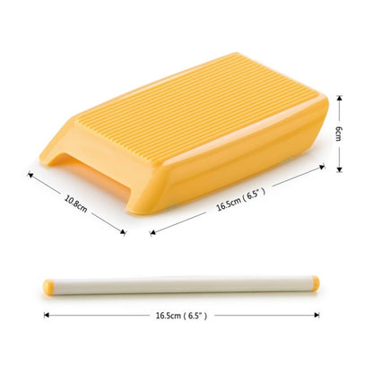 2 PCS พลาสติกพาสต้ามักกะโรนี BOARD สปาเก็ตตี้ Rolling Pin แม่พิมพ์ครัวเครื่องมือ, Spaghetti Maker