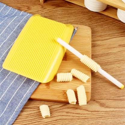 2 PCS พลาสติกพาสต้ามักกะโรนี BOARD สปาเก็ตตี้ Rolling Pin แม่พิมพ์ครัวเครื่องมือ, Spaghetti Maker