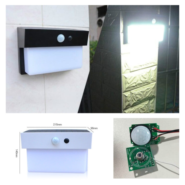 2.5W 50 LEDs ไฟภูมิทัศน์พลังงานแสงอาทิตย์กลางแจ้งการควบคุมแสงลาน + โคมไฟติดผนังเรดาร์ตรวจจับ