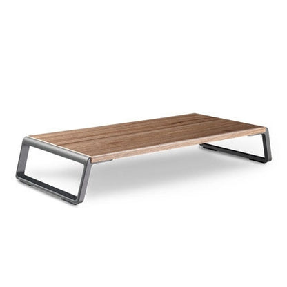 ขาตั้งจอภาพ Riser พร้อมขาโลหะสำหรับ iMac MacBook เครื่องพิมพ์จอแสดงผล LCD, Lapdesk Tabletop Organizer แพลตฟอร์มที่ทนทาน ประหยัดพื้นที่