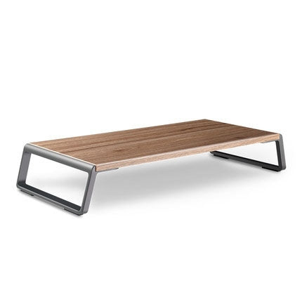 ขาตั้งจอภาพ Riser พร้อมขาโลหะสำหรับ iMac MacBook เครื่องพิมพ์จอแสดงผล LCD, Lapdesk Tabletop Organizer แพลตฟอร์มที่ทนทาน ประหยัดพื้นที่