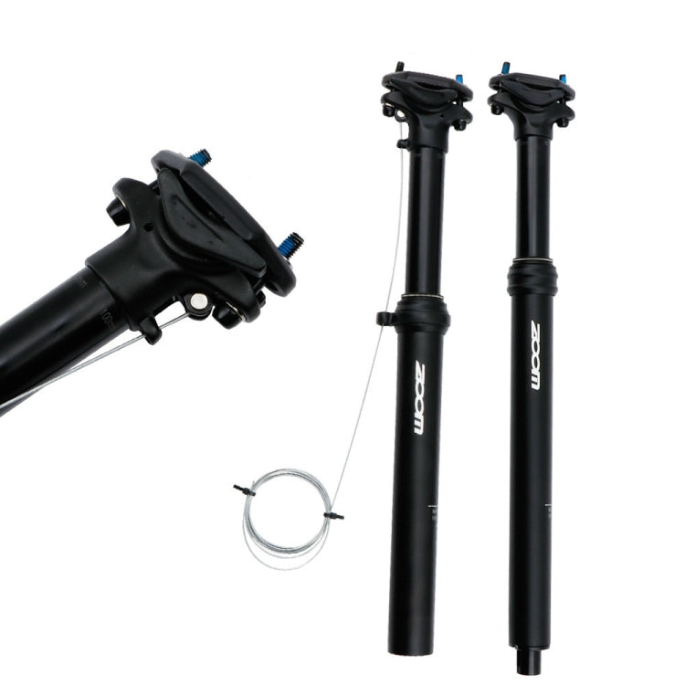 ZOOM จักรยานควบคุมด้วยสายไฮดรอลิกยกท่อเบาะนั่งจักรยานเสือภูเขา, 30.9mm 400mm Internal Routing, 31.6mm 400mm Internal Routing